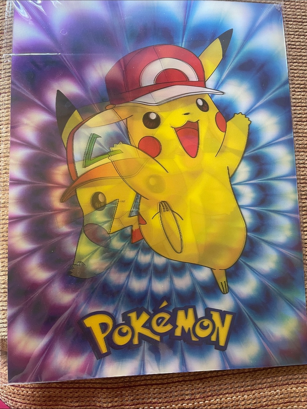 New 3D poster Pokémon Pikachu Team Up poster - Yellow & Blue